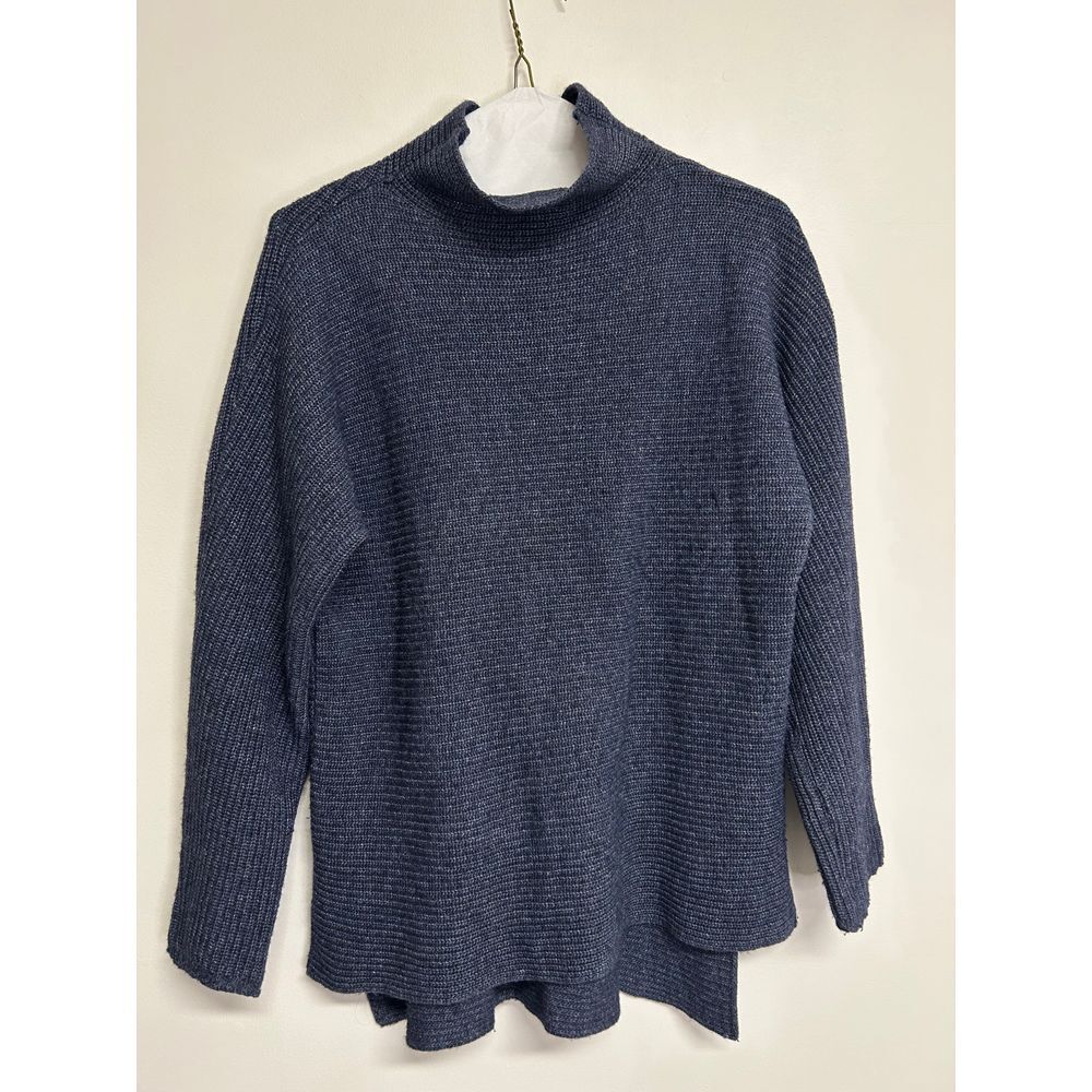 Benedetta B. Blue Mock neck Sweater Women's Size‎ Large